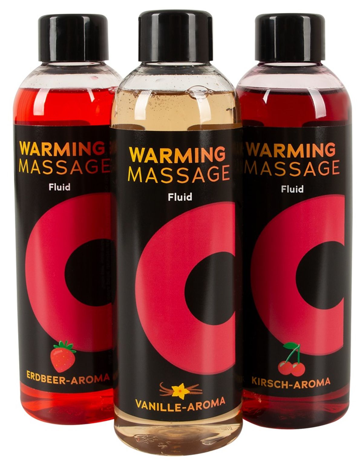 3-delt massage-gel-sæt "Warming Massage"