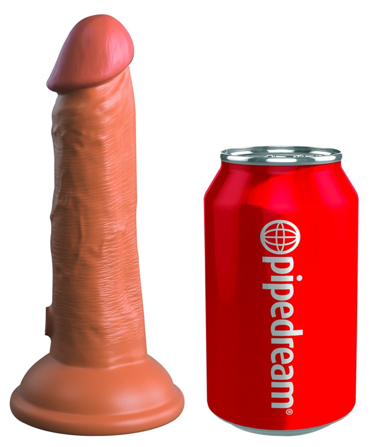 6â Vibrating + Dual Density Silicone Cock