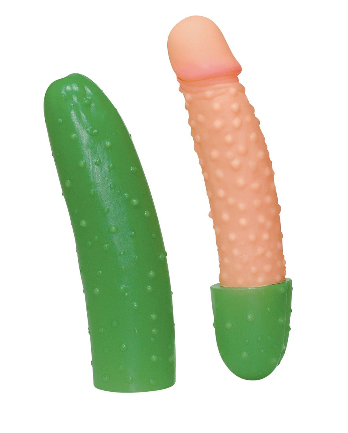 AGURKE DILDO MED SPRØJTEFUNKTION