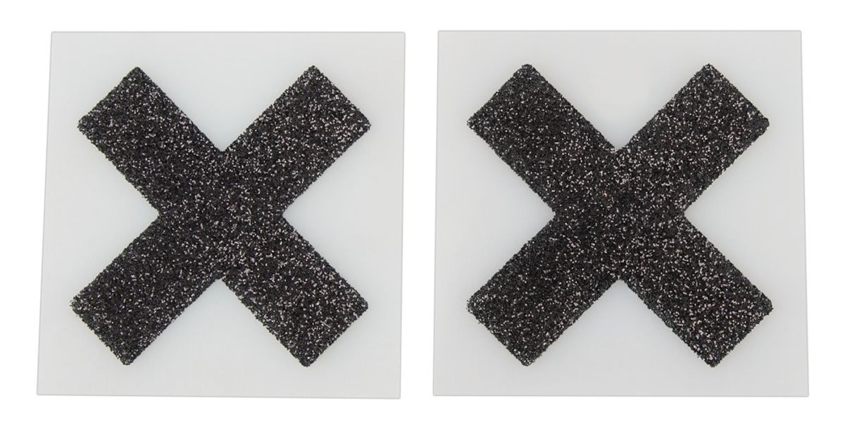 Brystvorte klistermærker "X"
