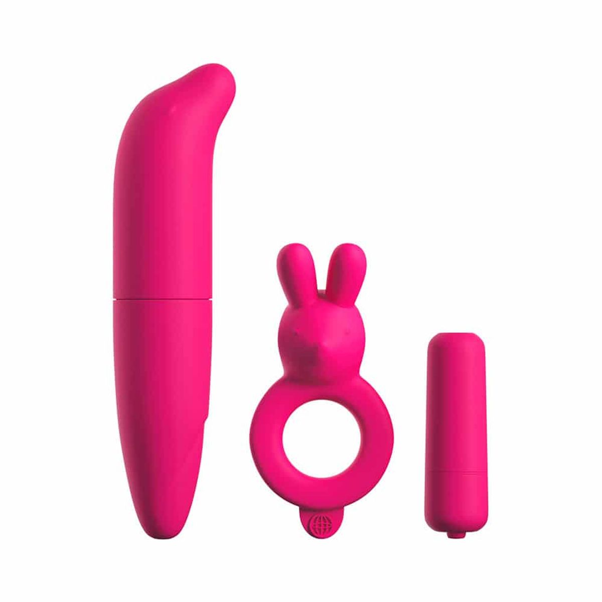 Classix Couples Vibrating Starter Kit Pink