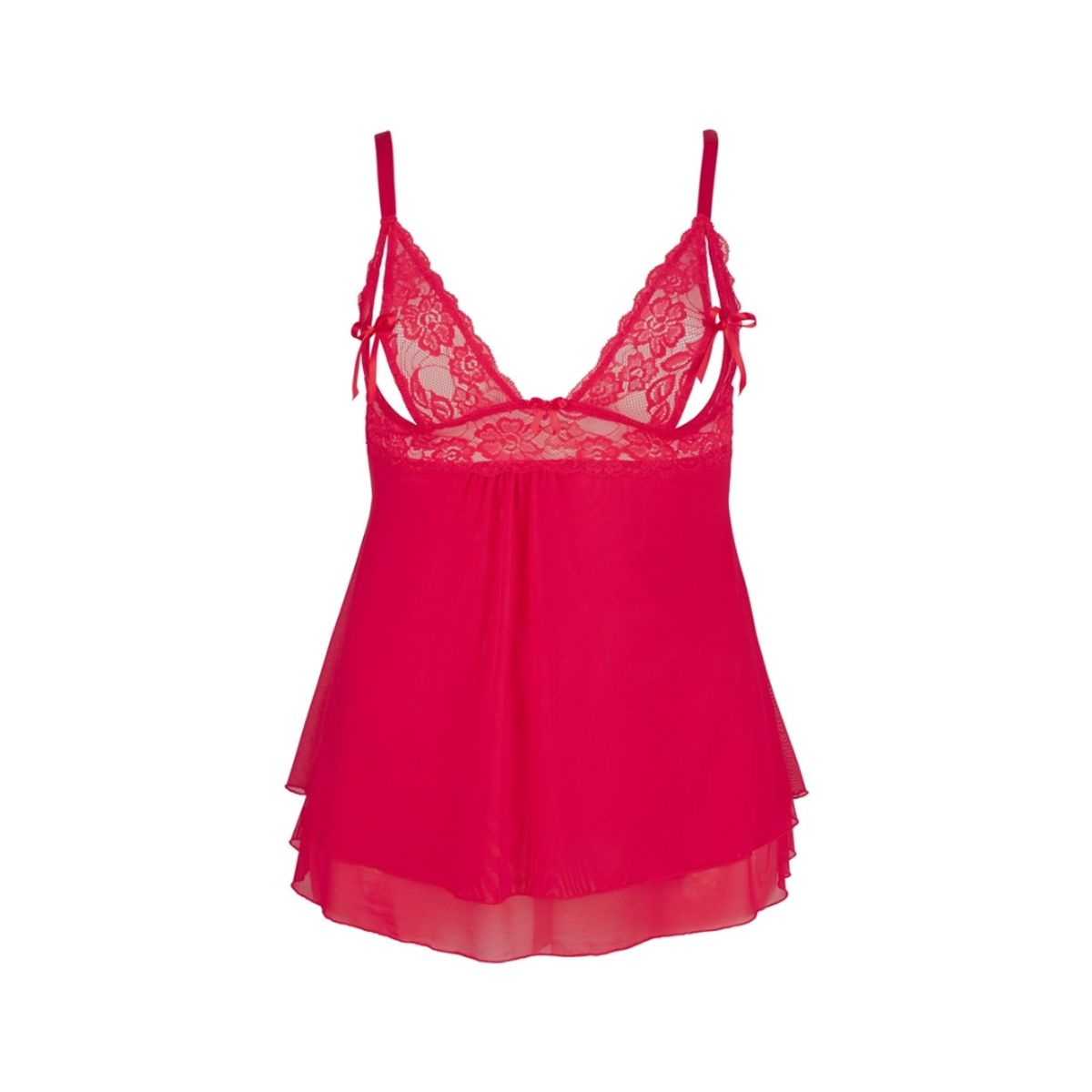 Cottelli Curves Babydoll Plus Size Rød-L