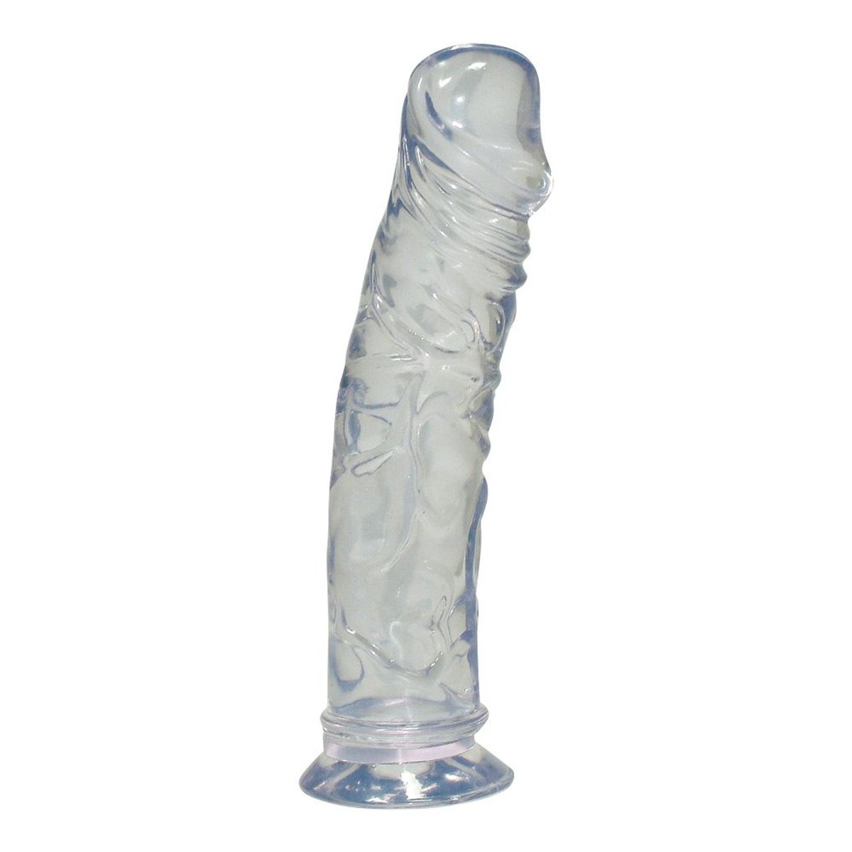 Crystal Clear - Dildo Med Sugekop
