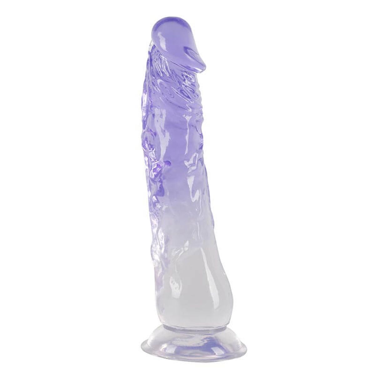 Crystal Transparant Dildo med Sugekop 22 cm