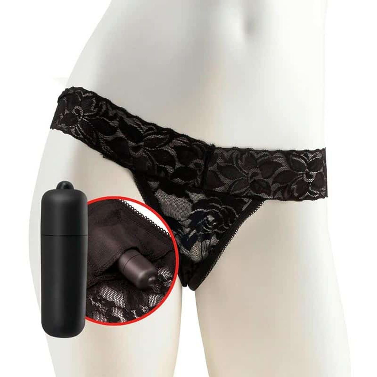 Fetish Fantasy Hanky Spank Me Vibrerende Trusse Sort
