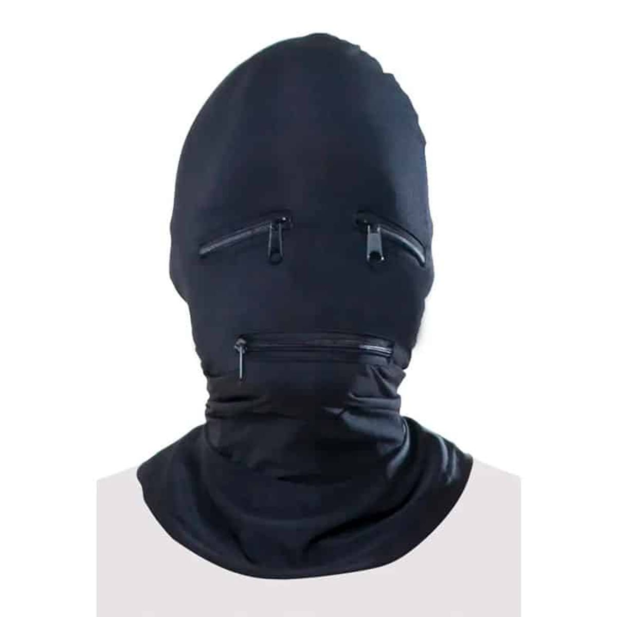 Fetish Fantasy Maske med Lynlås Sort