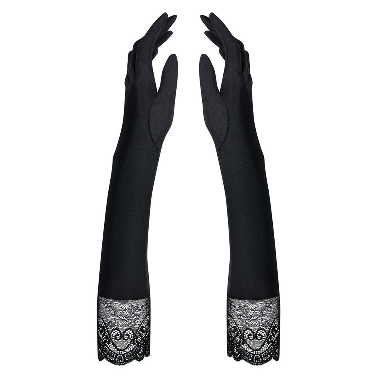 Handsker "Miamor" af blød stretch-satin