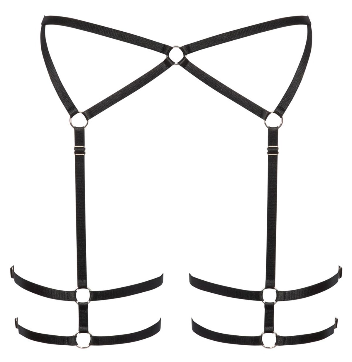 Harness fremstillet af bløde stretchbånd