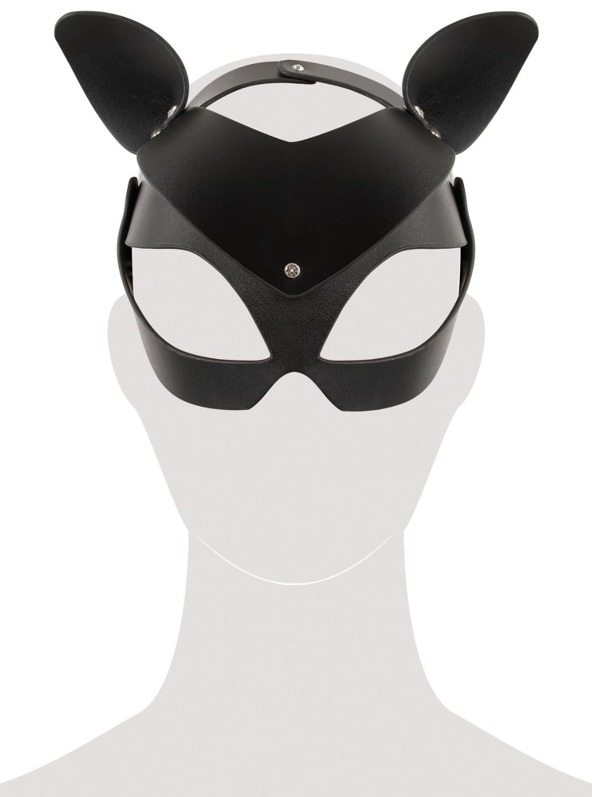 Kattemaske med rhinestone