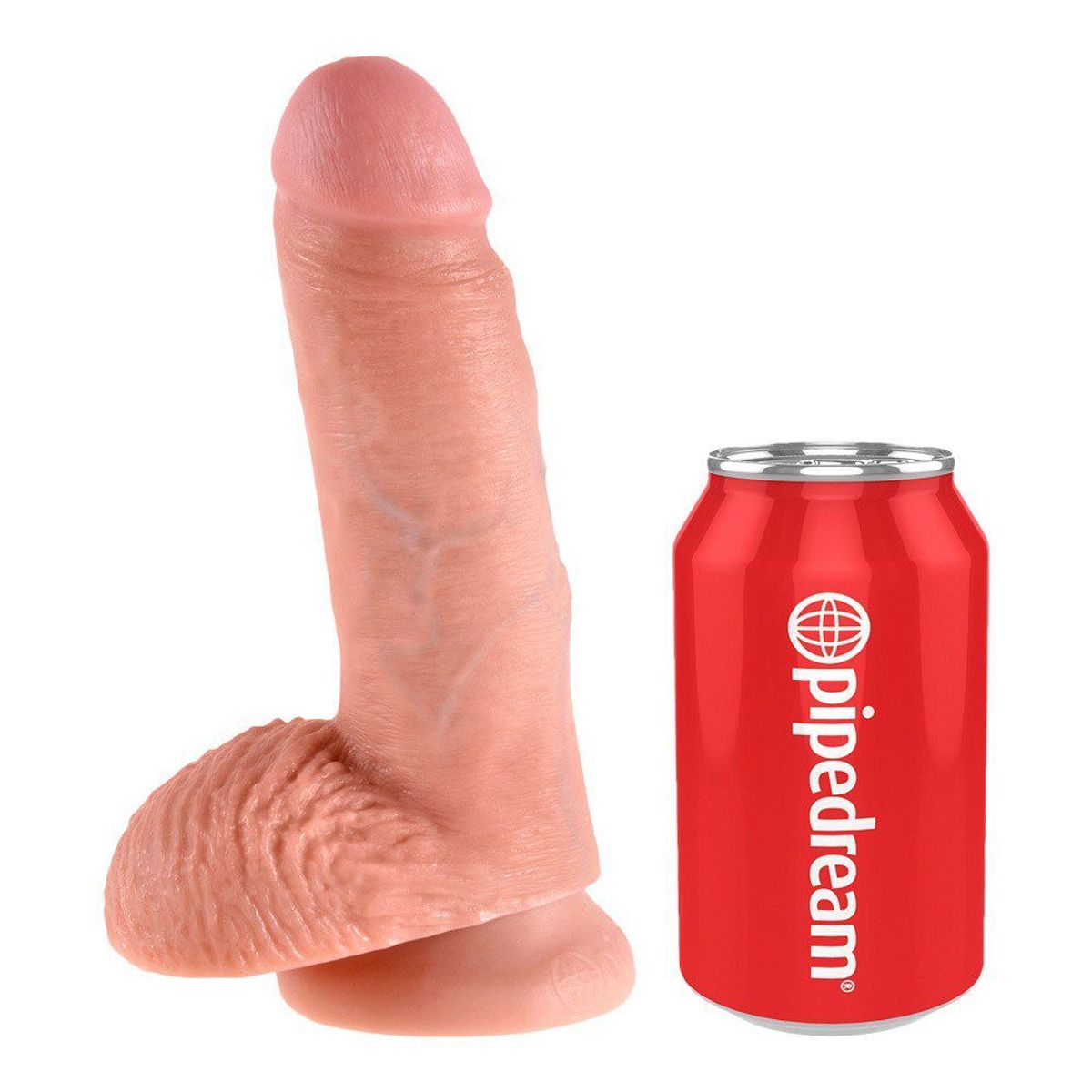 King Cock - 18 Cm Cock With Balls Realistisk Dildo