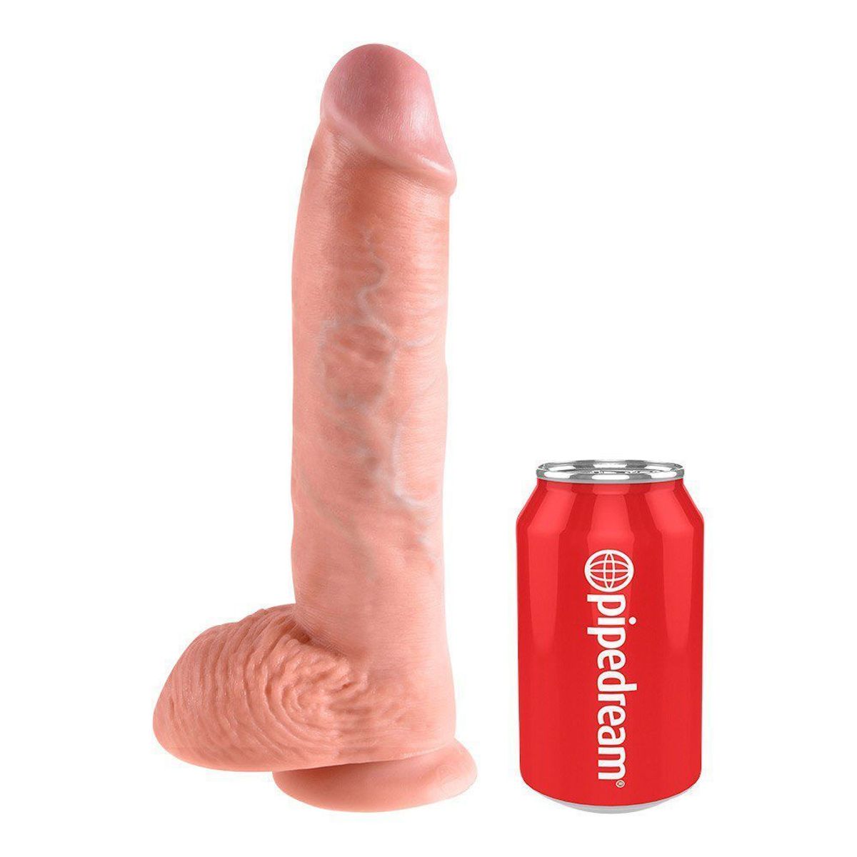 King Cock - 25 cm Cock with Balls Realistisk Dildo