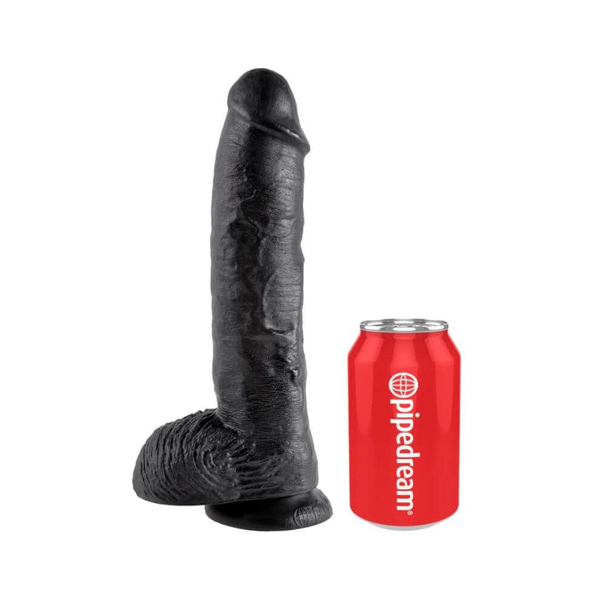 King Cock - 25 cm Cock with Balls Realistisk Dildo