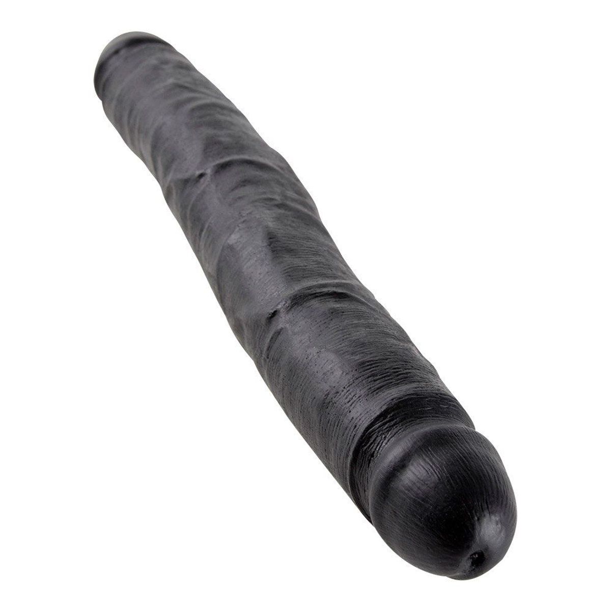 King Cock - 40 cm Tapered Double Dildo - Svart