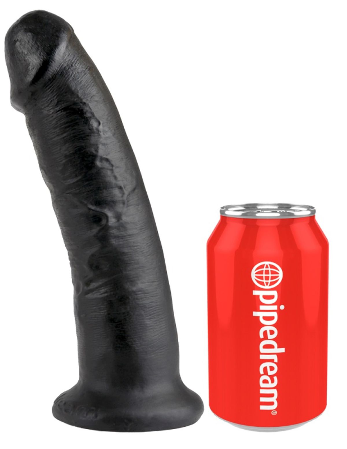 King Cock 9" - Sort