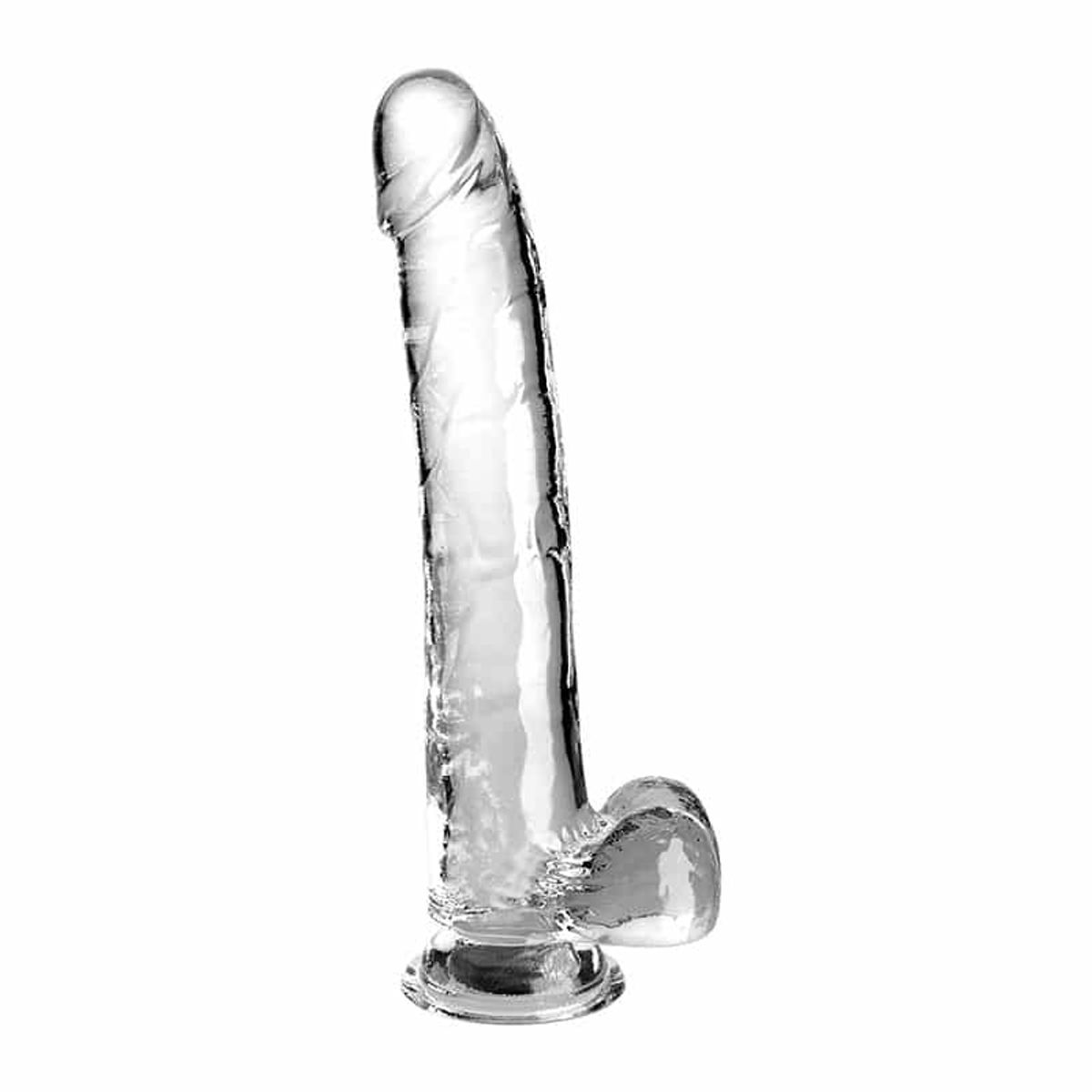 King Cock Clear Transparent Dildo 28 cm