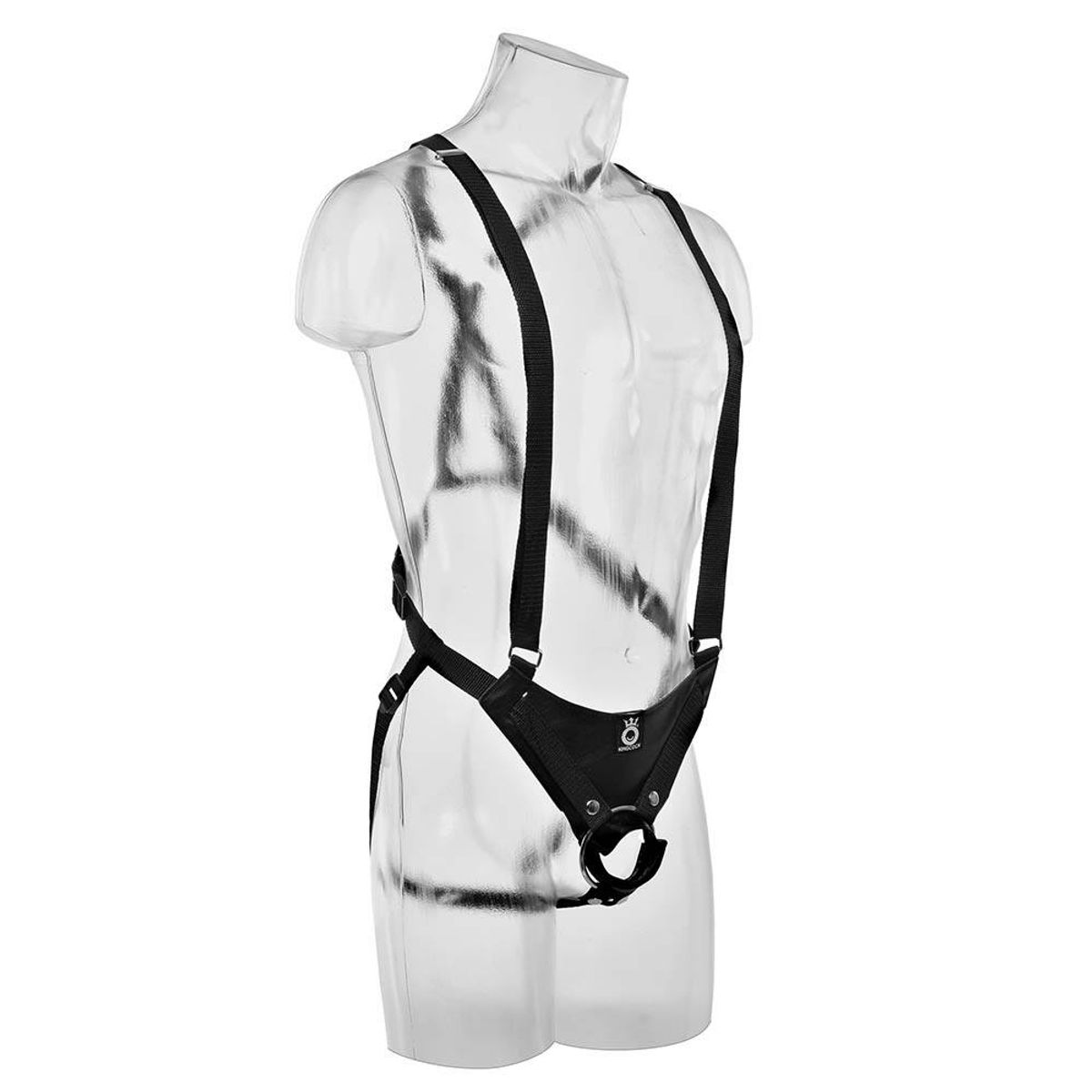 King Cock ® Harness Med 25 cm hul Dildo