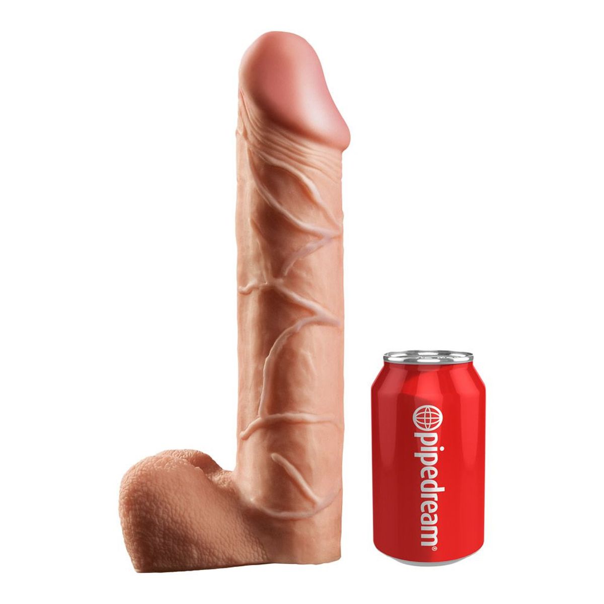 King Cock Hollow Strap-on - Sele-Sæt 30 cm-Lys hudfarve