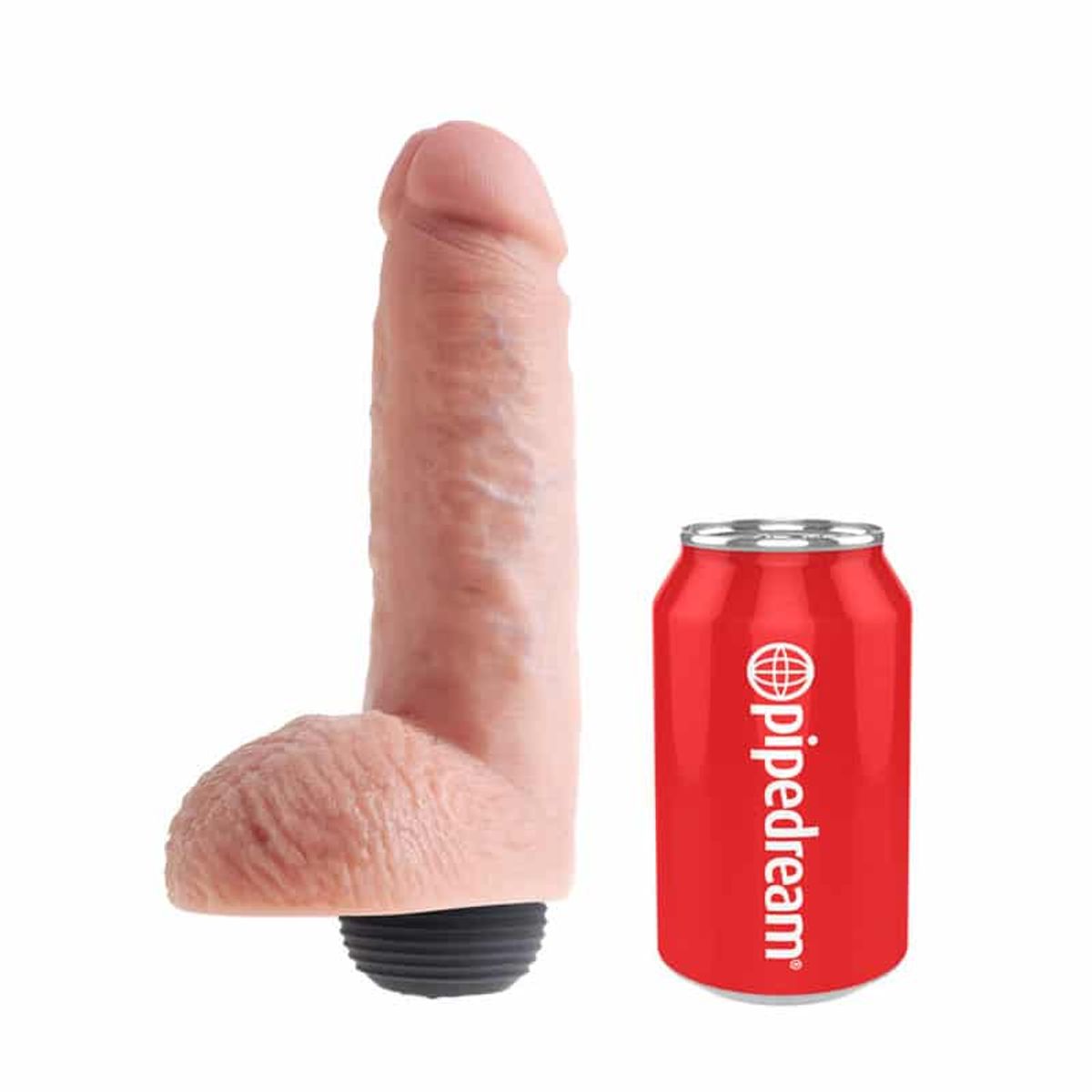 King Cock ® Sprøjte Dildo med Kugler 20 cm