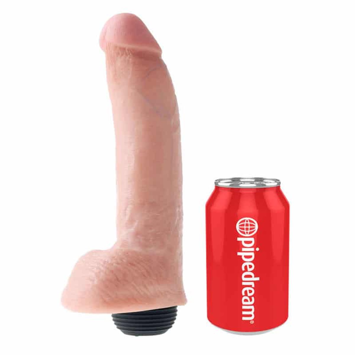 King Cock ® Sprøjte Dildo med Kugler 23 cm