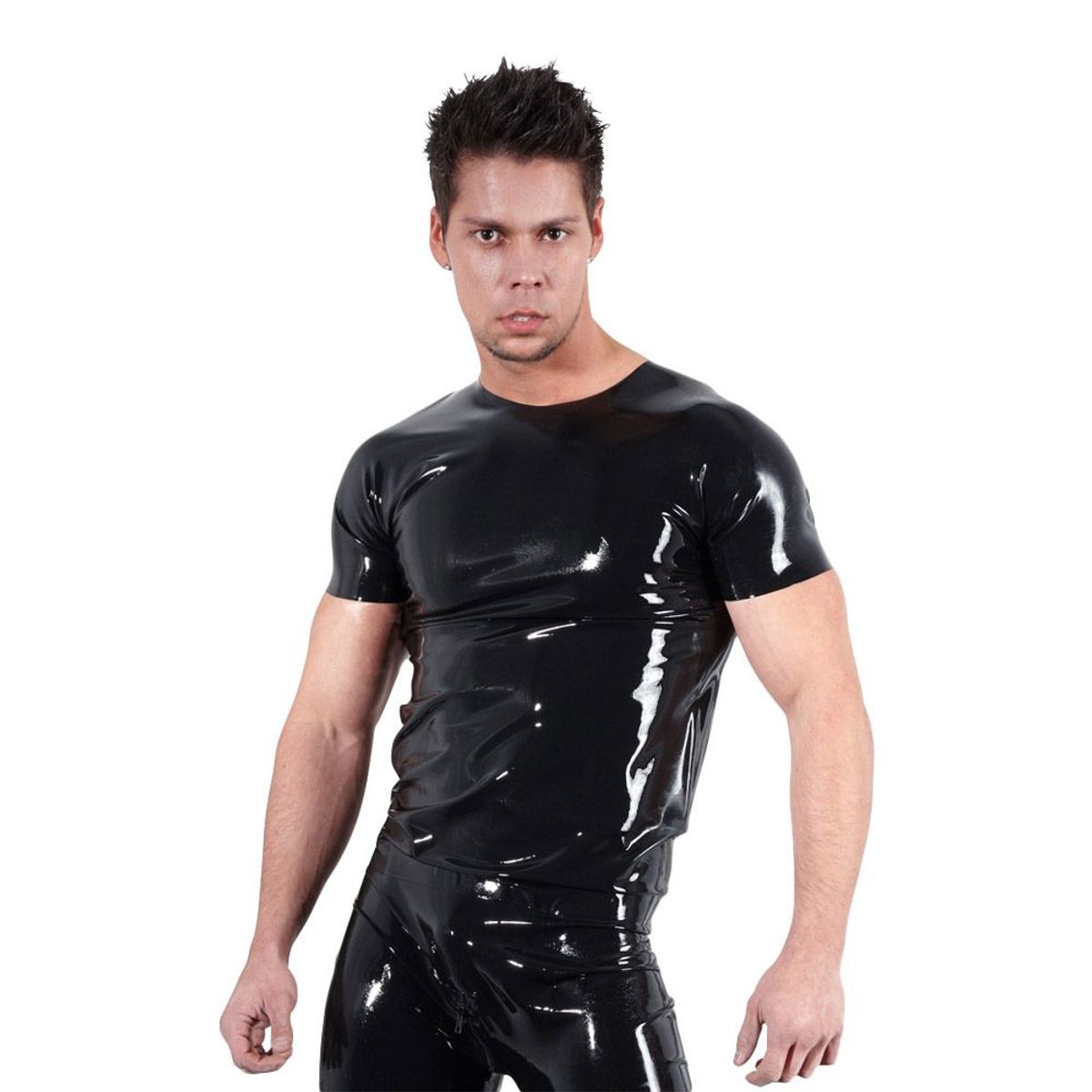 Late X Latex T-Shirt -XXL