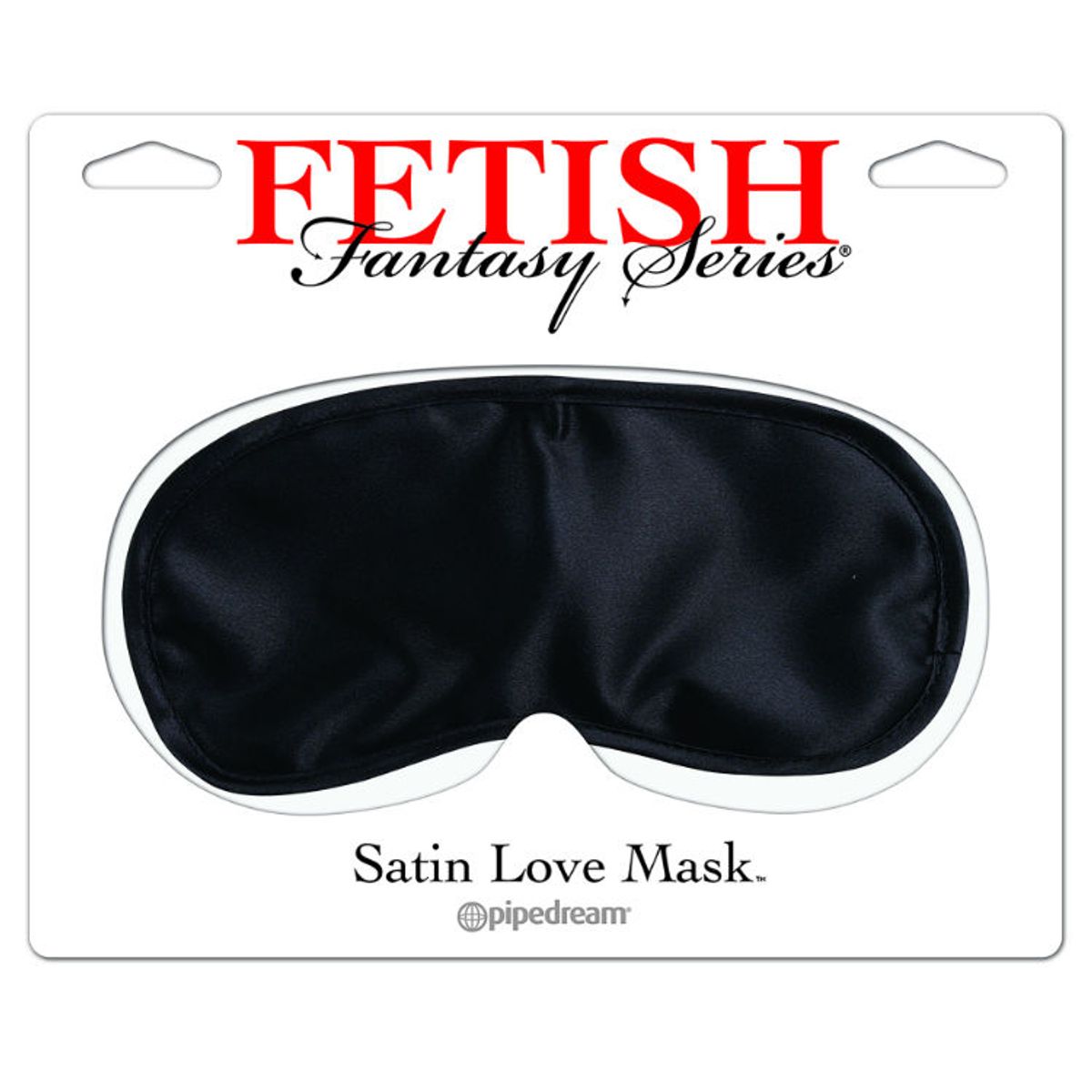 MASKE TIL BLINDFOLD FETISH FANTASY SATIN HVID