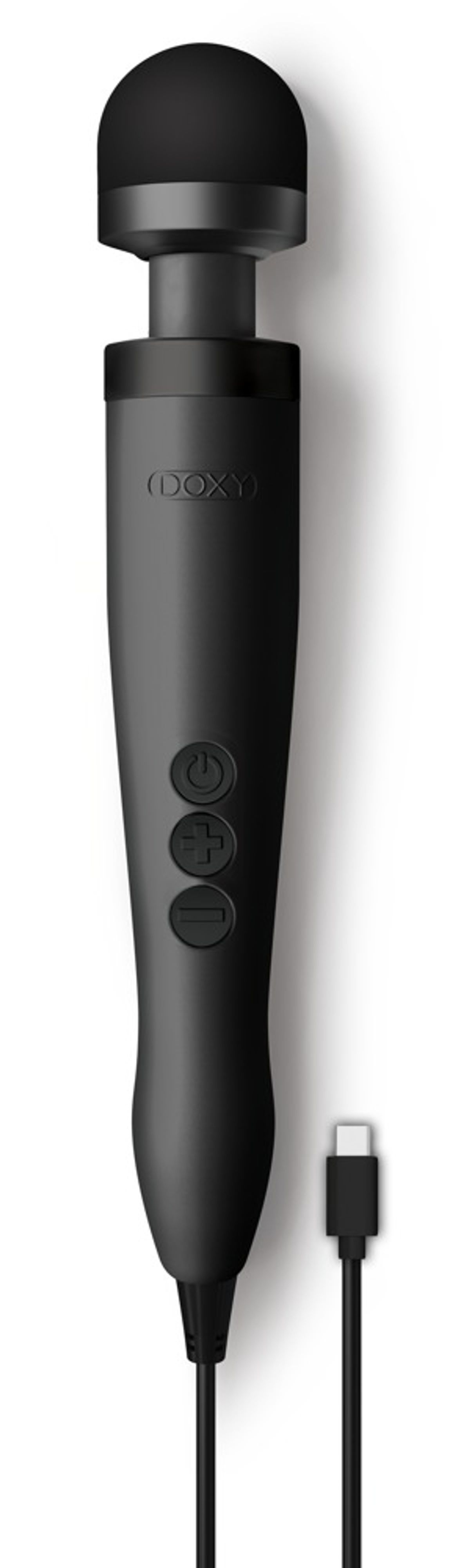 Massagestav "3 USB-C" med trinløs vibrations- og pulseringstilstand