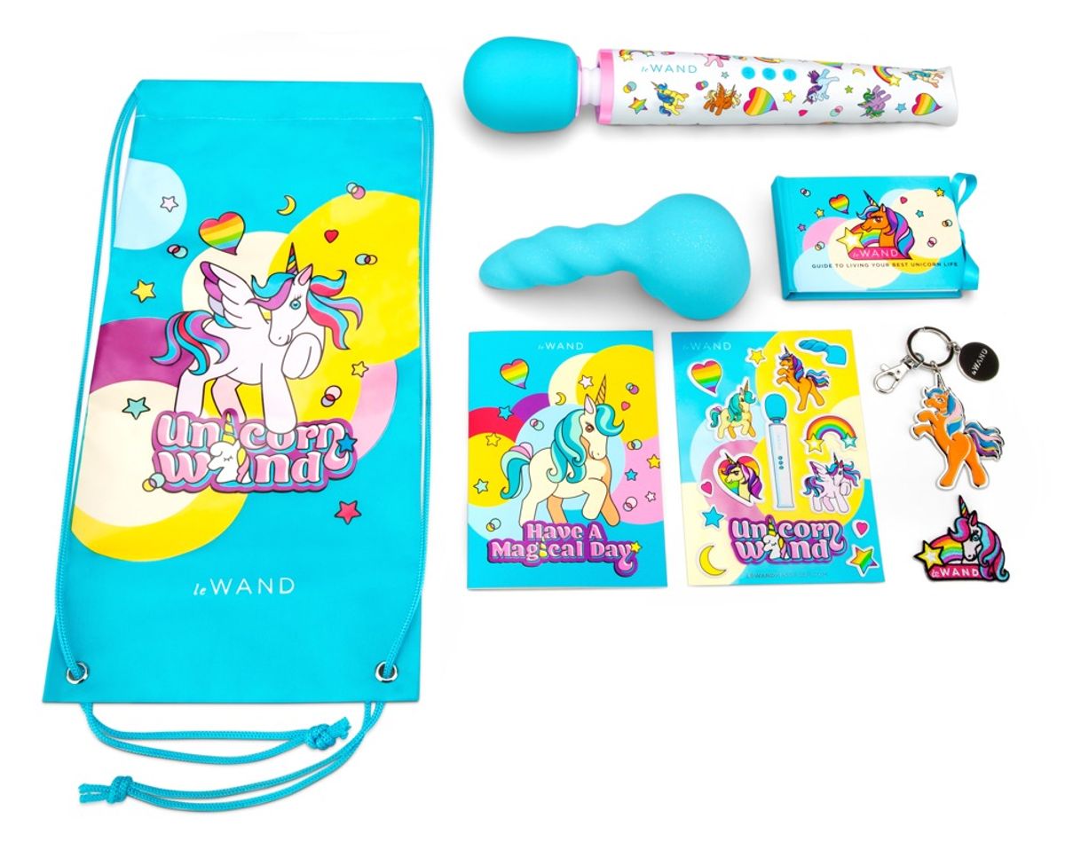 Massagestav "Unicorn Wand" med 20 vibrationstilstande i 10 intensiteter