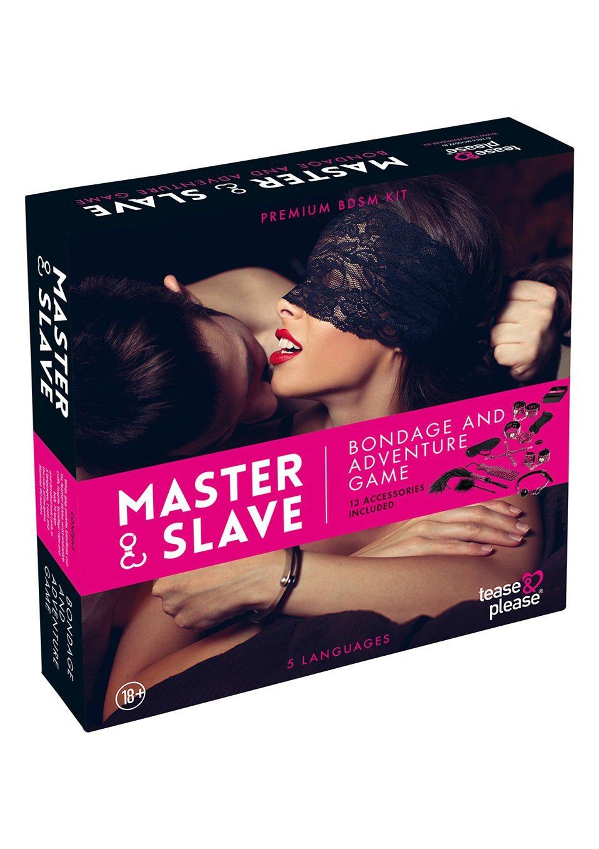 Master & Slave - Frækt Bondage Spil Til Par-Pink