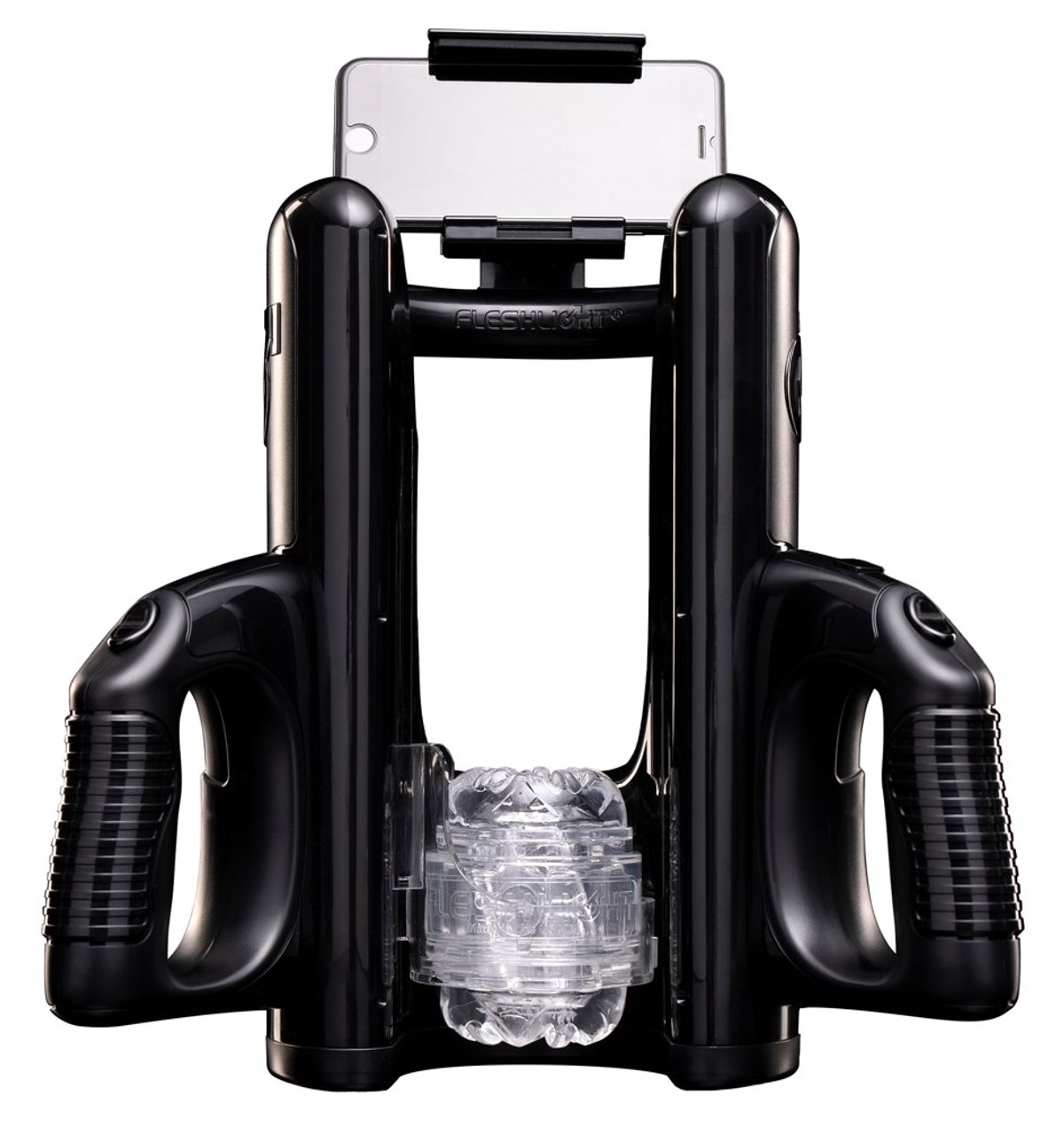 Masturbator-adapter "Quickshot Launch" med smartphone-holder