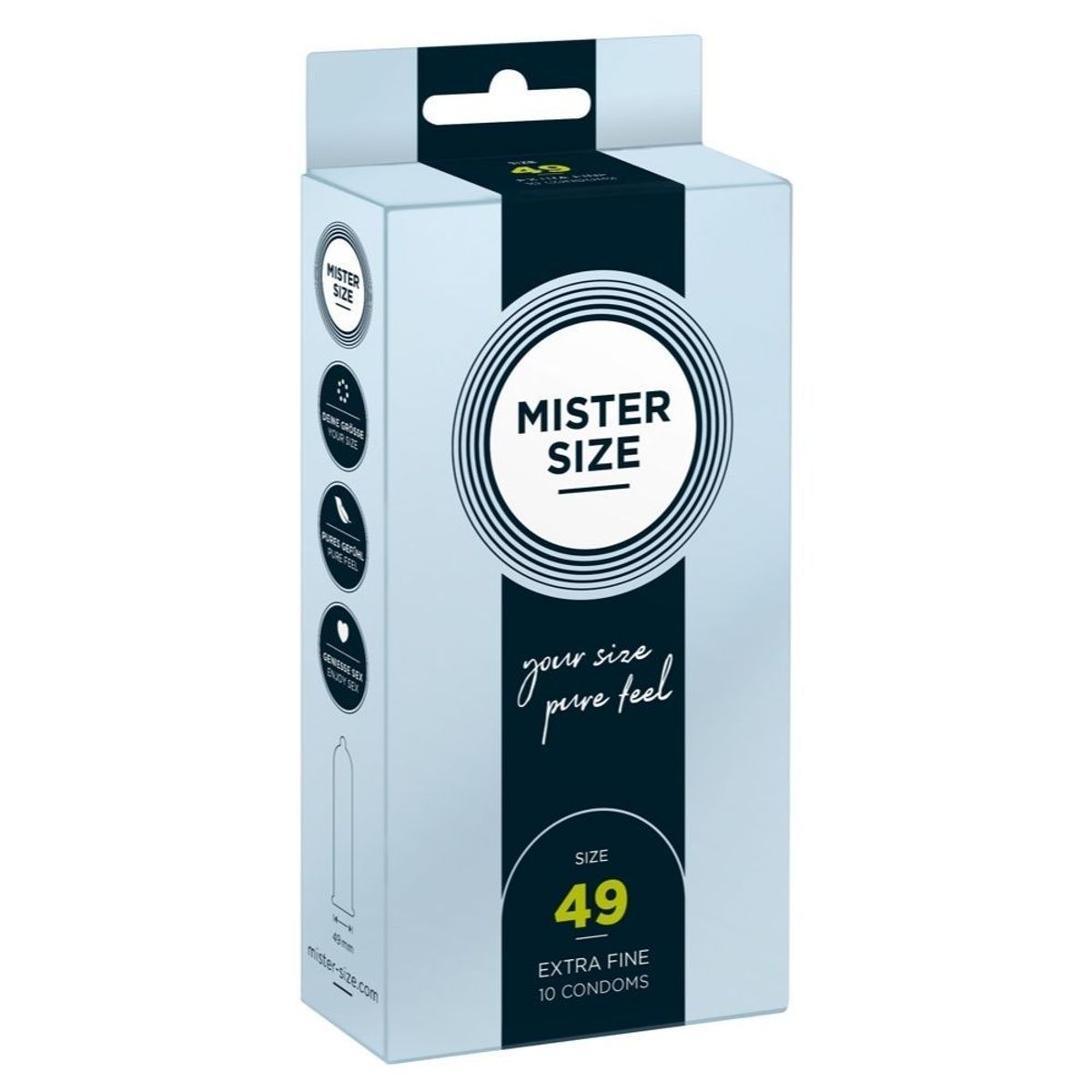 Mister Size 49 mm - Kondomer-10 stk.