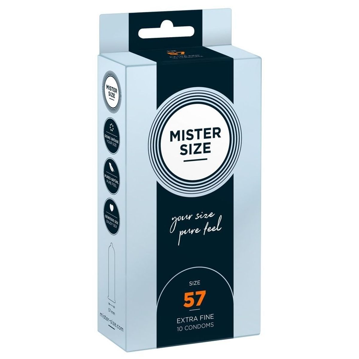 Mister Size 57 mm - Kondomer