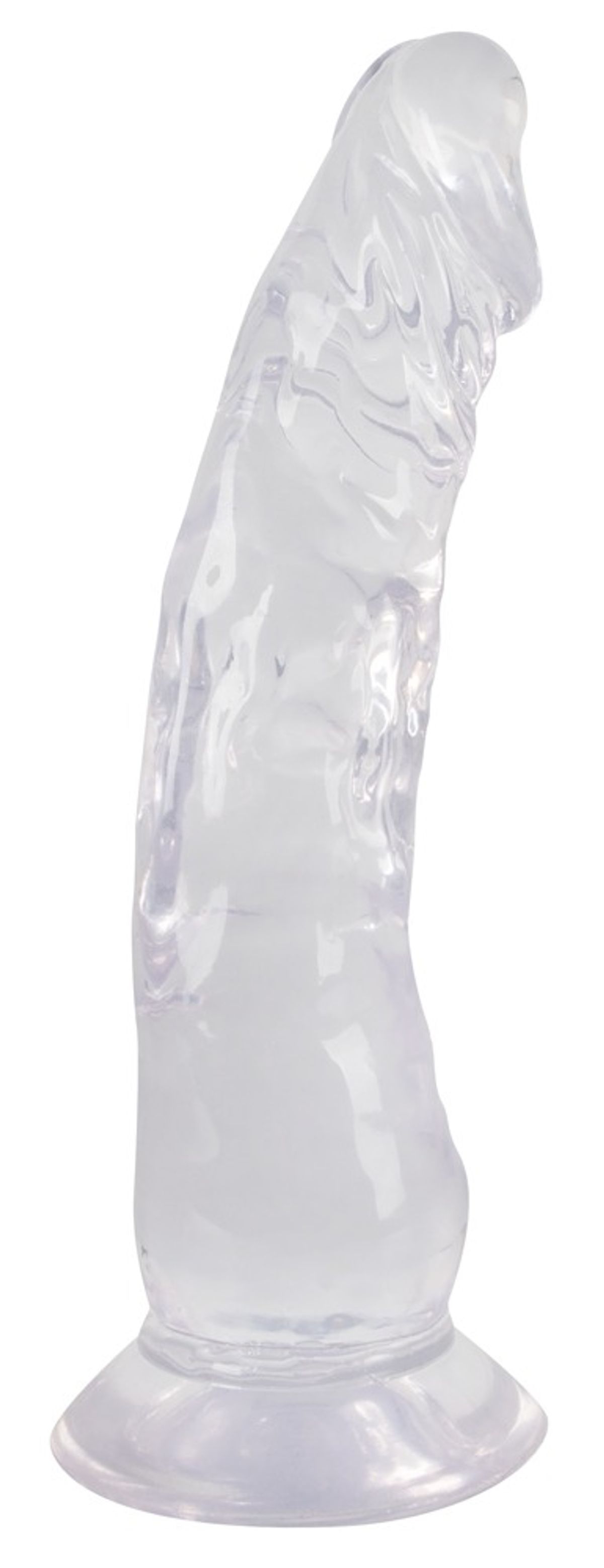 Naturdildo âCrystal Dildoâ med sugeskive