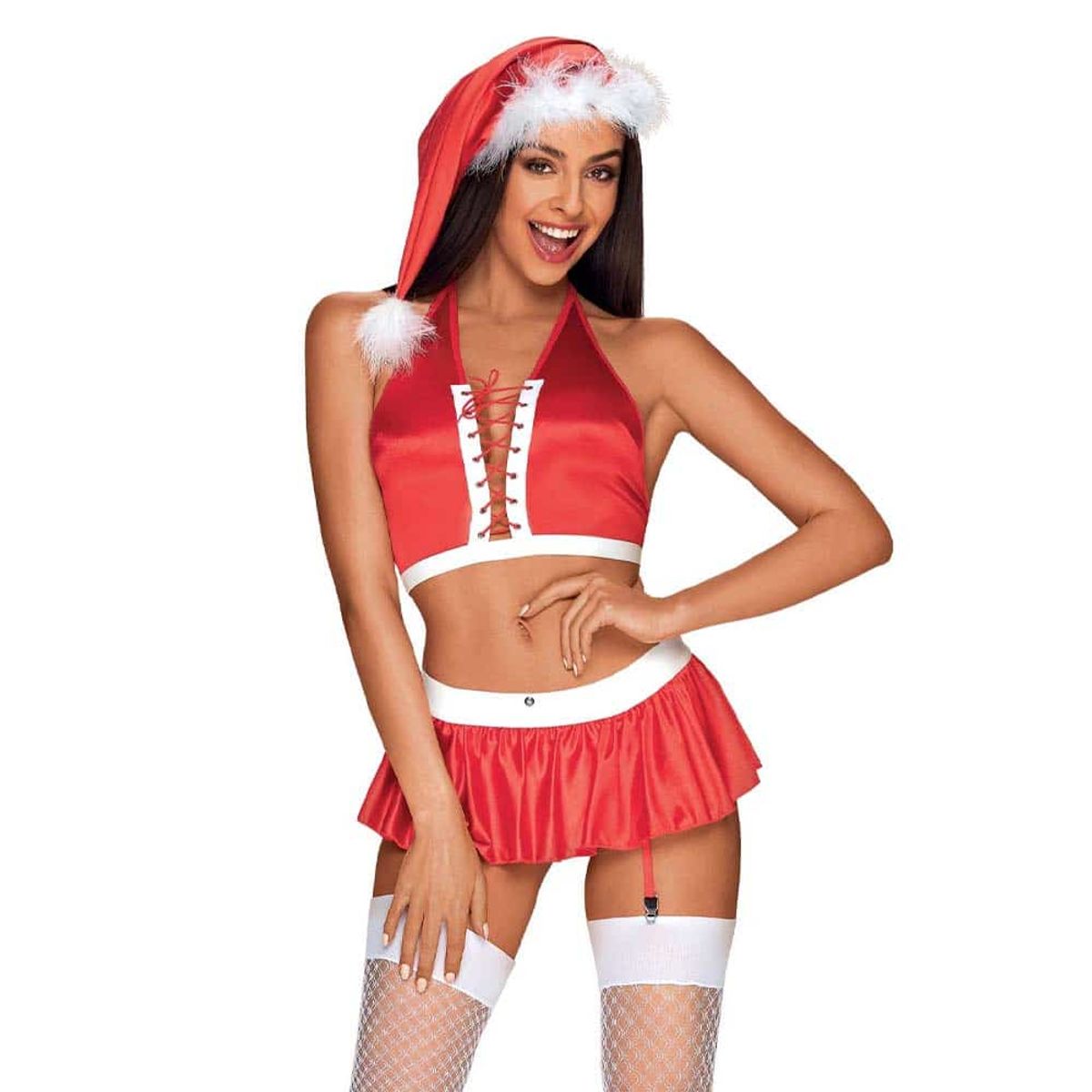 Obsessive Ms Claus Kostume Rød - L/XL