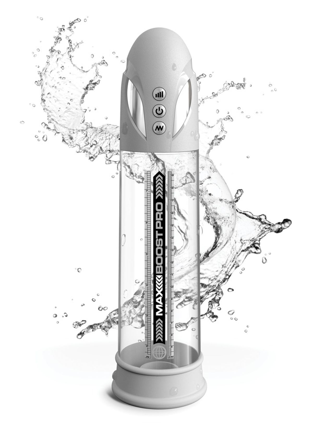 Penispumpe "Max Boost Pro Flow" med automatisk sugekraft