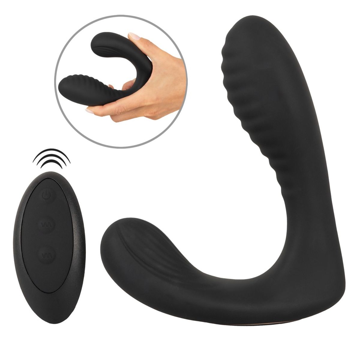 Prostatavibrator "Intense RC Prostate Plug" med fjernbetjening