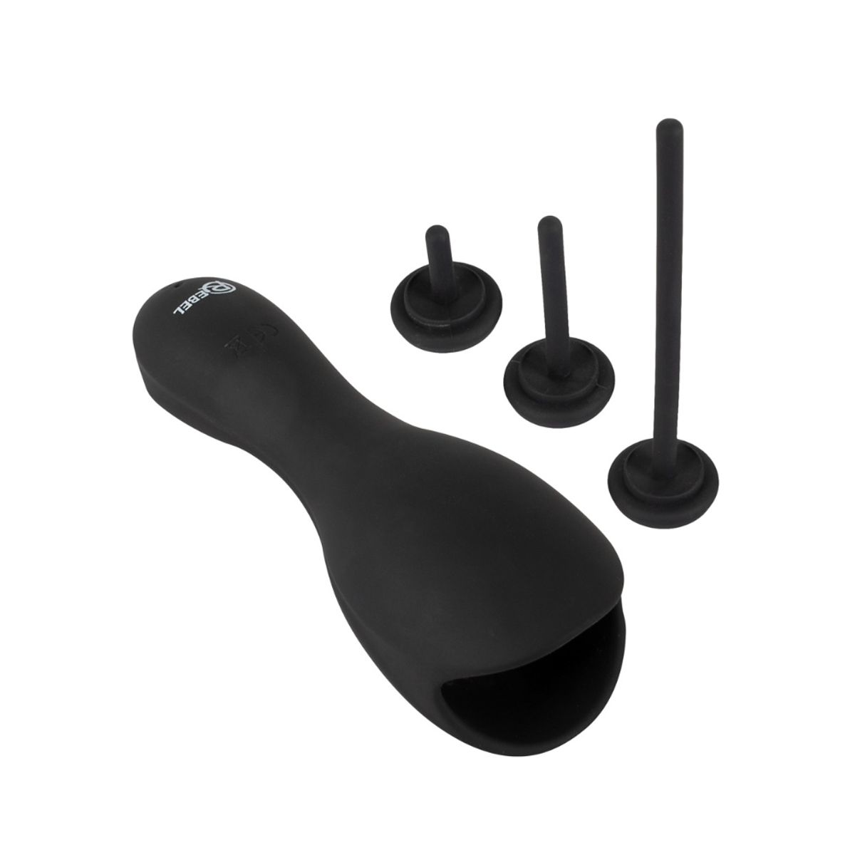 Rebel Glans Vibrator Med 3 Fleksible Dilatatorer