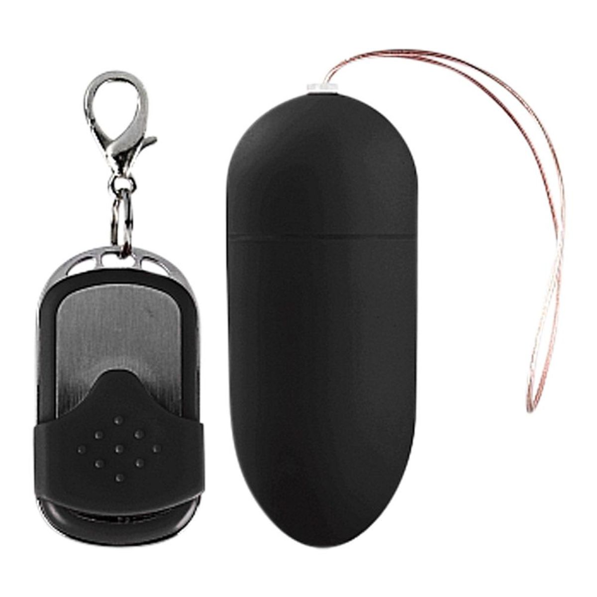 Shots Toys - Opladeligt Vibrator Æg m. 10 vibrationsstyrke-Sort