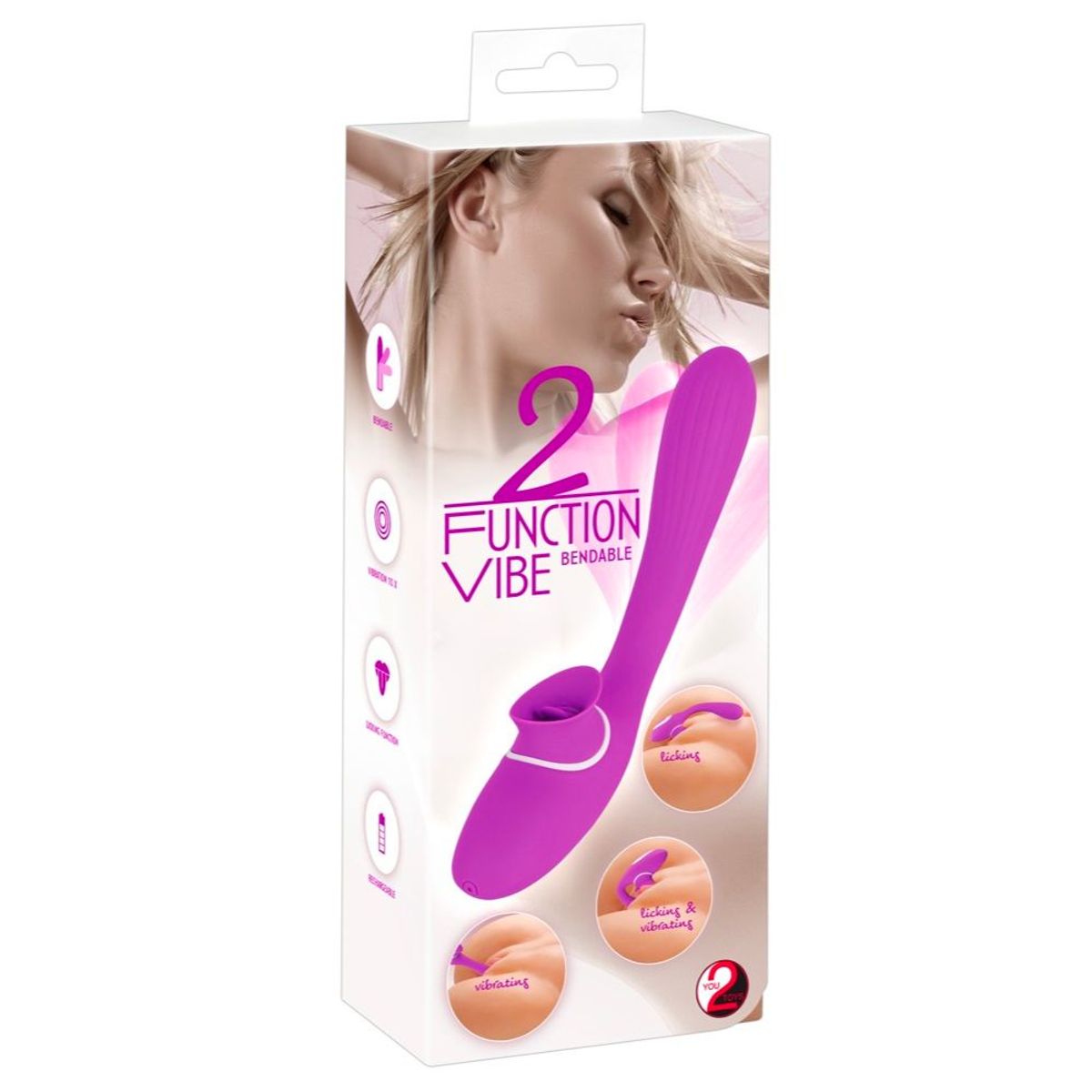You2Toys - 2 Funktionel Bøjelig Vibrator